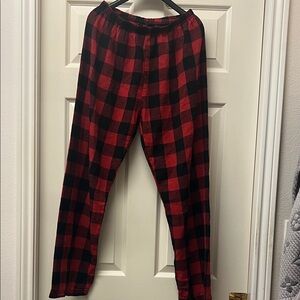 Red and Black Buffalo Plaid Lounge Pants